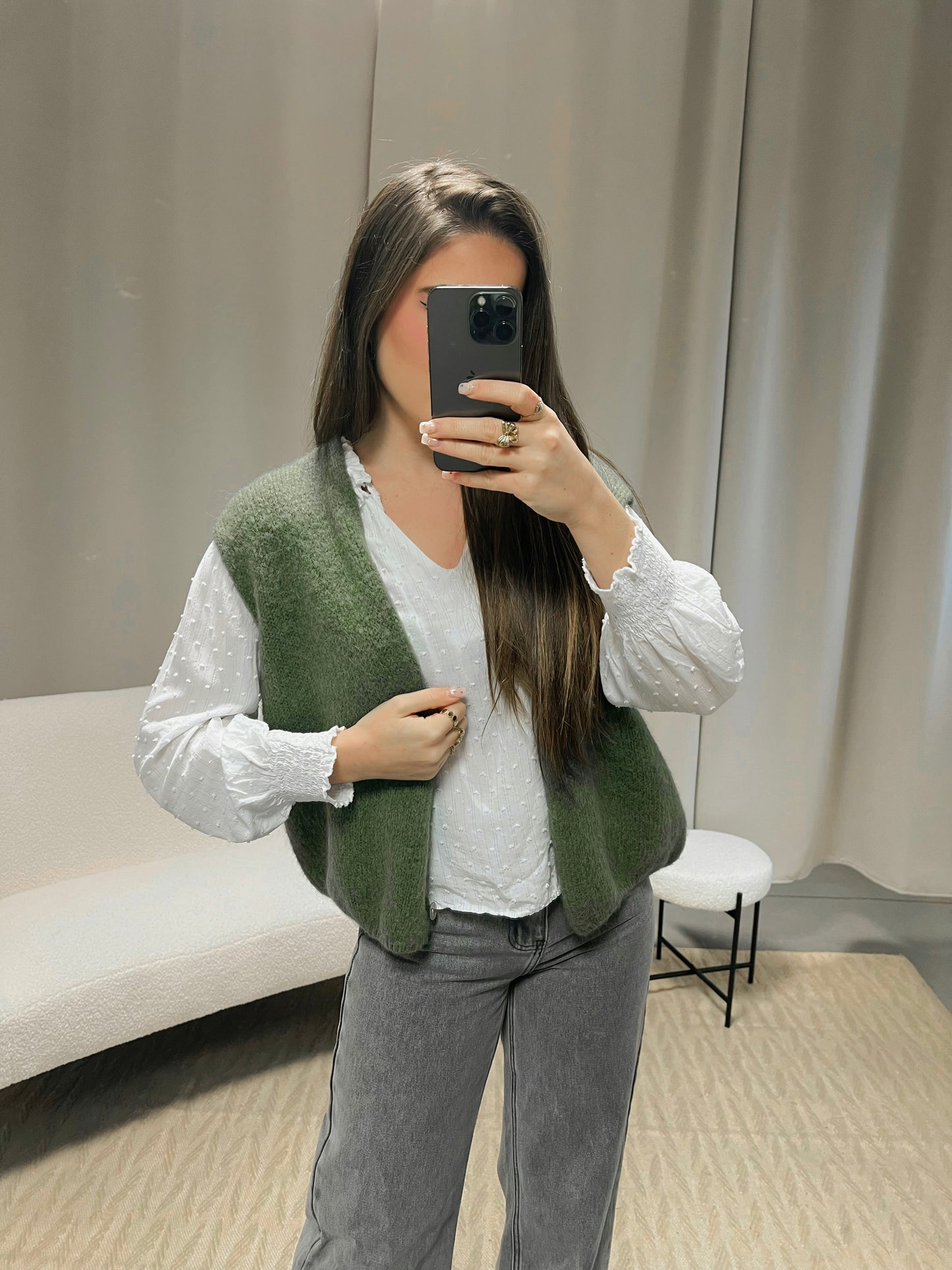 Gilet ORIANE kaki