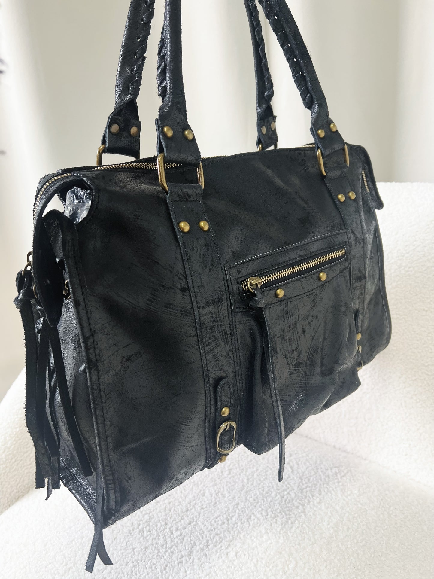 Sac PANAM noir mat grand modèle