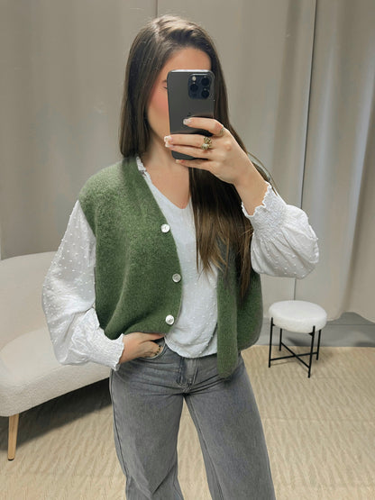 Gilet ORIANE kaki